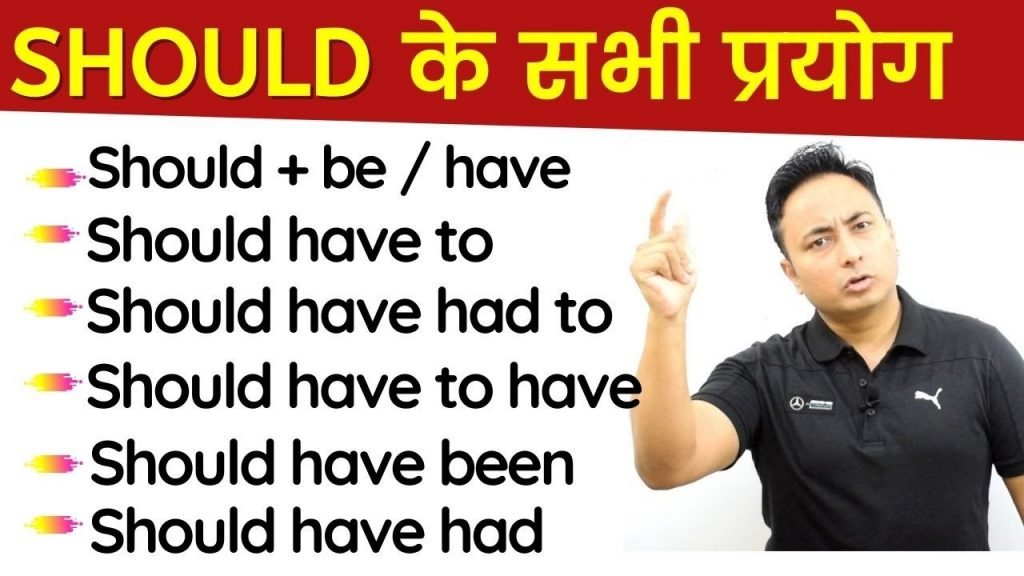 Use of Should in English